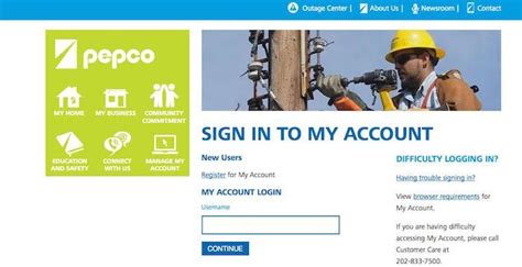 pepco kvtine|Pay My Bill 